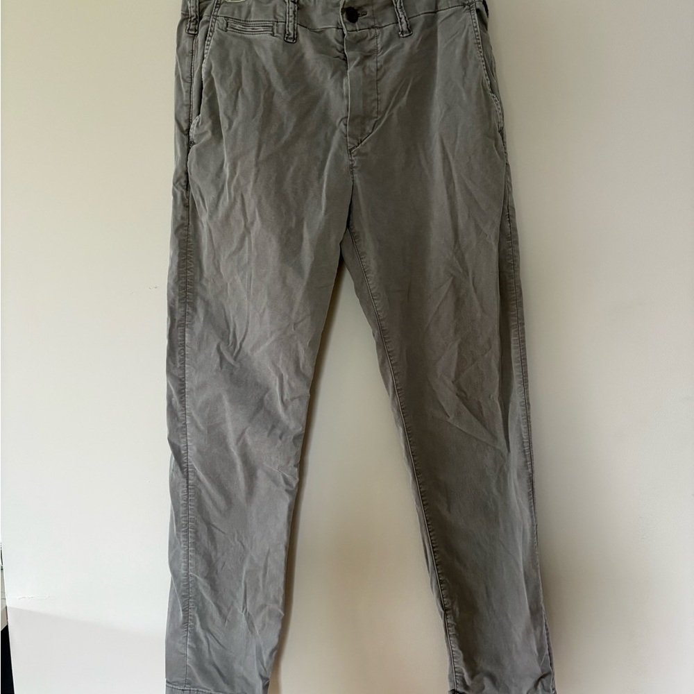 American Eagle Slim Gray Chino Pants
